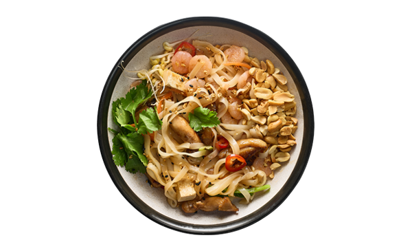 Пад-Тай з куркою та креветкою