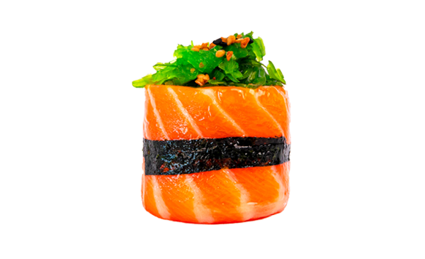 Котосуші з лососем та чукою