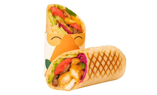 Лаффа з курочкою барбекю