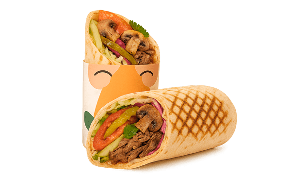 Лаффа з яловичиною барбекю