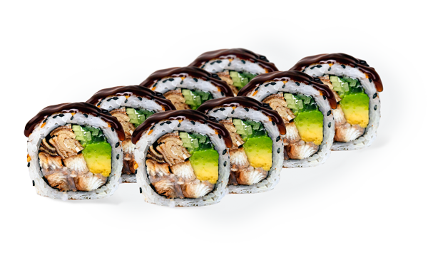 Каліфорнія з вугрем та унагі