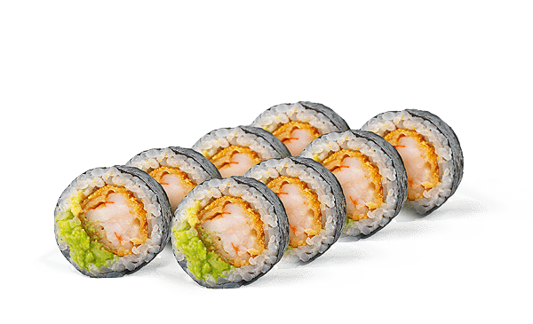 Макі з креветкою та авокадо